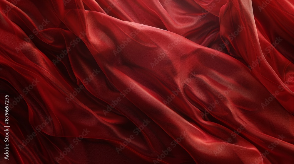 A red silk material texture A red silk material texture