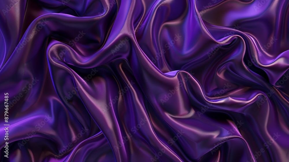 Obraz premium Purple silk abstract material texture background