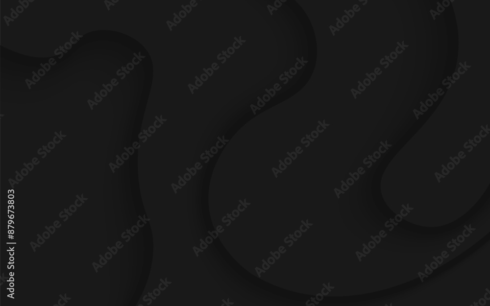 Elegant black background featuring wavy patterns and layered curves, ideal for modern, stylish, and sophisticated digital designs. Elegant black background featuring wavy patterns and layered curves, ideal for modern, stylish, and sophisticated digital designs.
