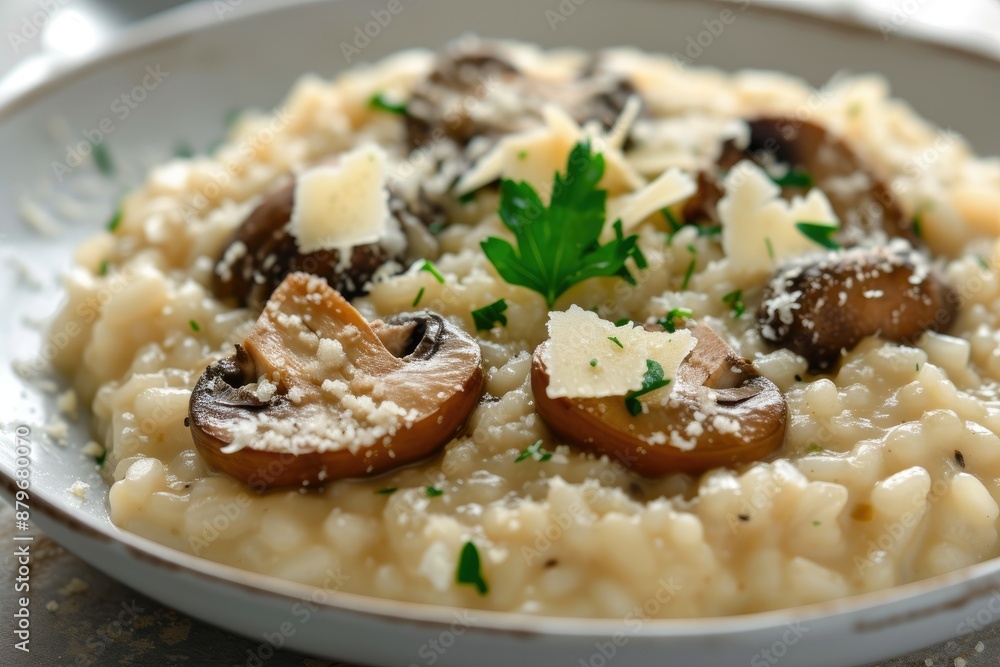 Creamy Arborio Rice with Mushrooms Creamy Arborio Rice with Mushrooms