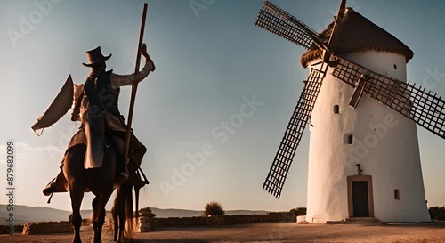 Don Quixote in Spain.