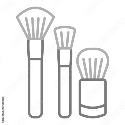 Makeup brushes Icon