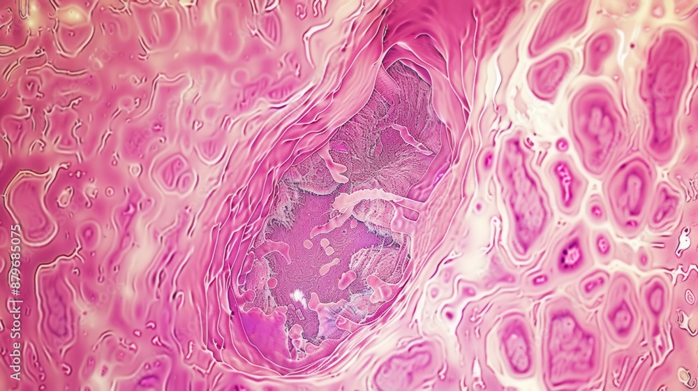 Obraz premium Abstract Pink Swirl