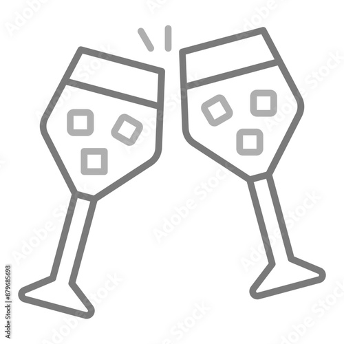 Juice glasses Icon
