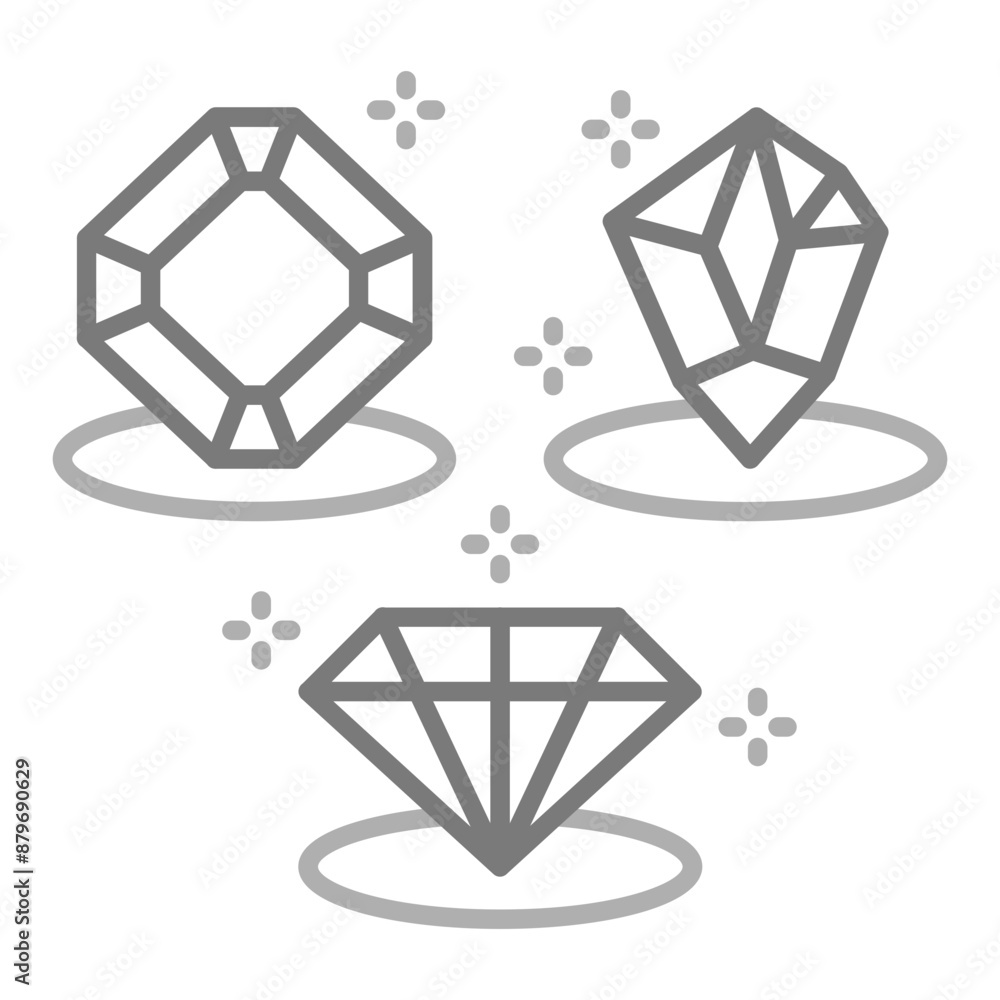 Magic diamonds Icon Magic diamonds Icon