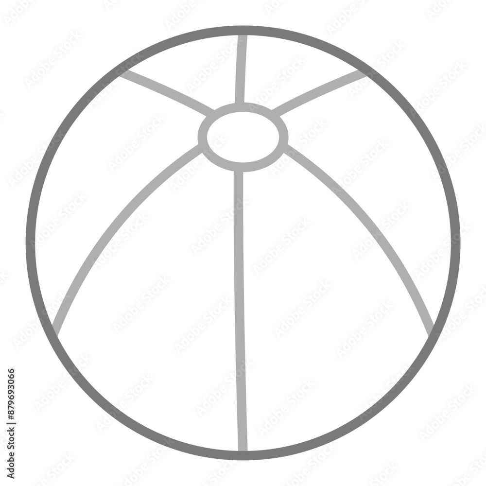 Naklejka premium Beach ball Icon