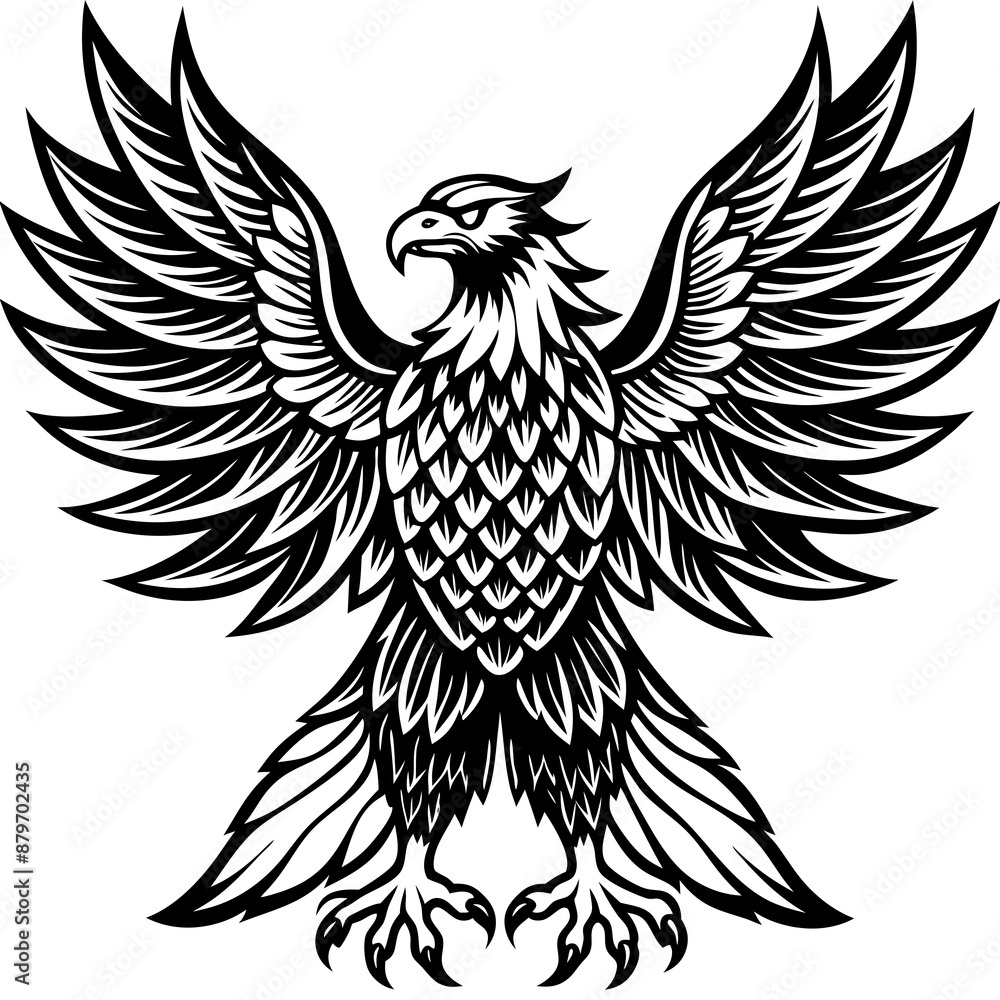 Fototapeta premium Majestic Eagle Clean Design (1) Vector Design and illustration