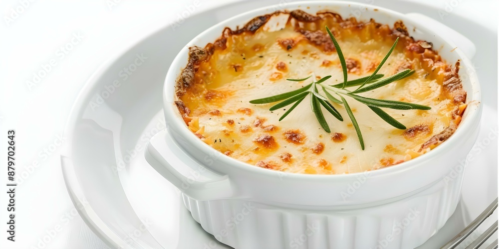 Lasagna soup in a white ceramic bowl on white background captured in closeup. Concept Food Photography, Close-up Shots, Comforting Dishes, Italian Cuisine, White Aesthetic Lasagna soup in a white ceramic bowl on white background captured in closeup. Concept Food Photography, Close-up Shots, Comforting Dishes, Italian Cuisine, White Aesthetic