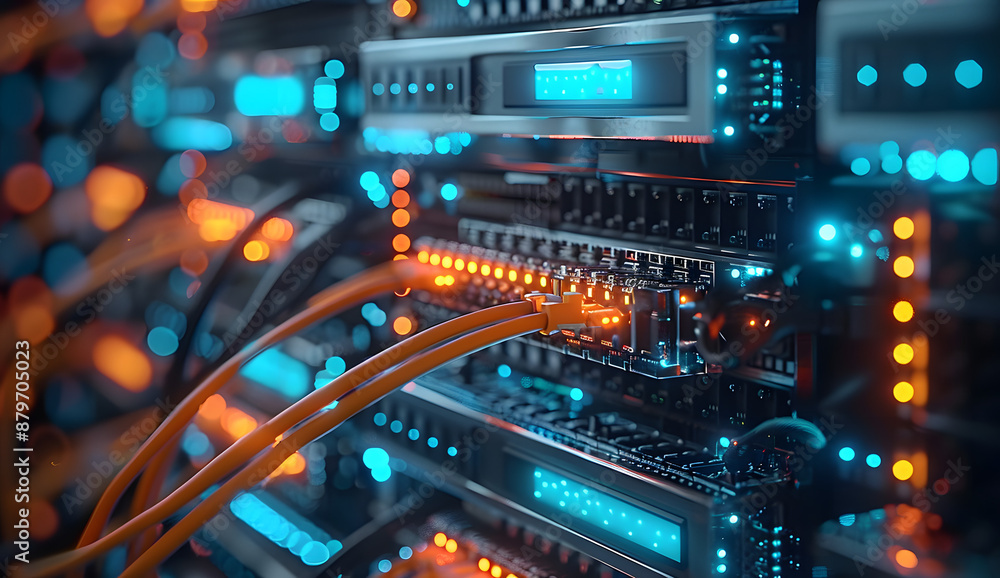 Industrial Design: Detailed 3D Rendering of Network Hardware Industrial Design: Detailed 3D Rendering of Network Hardware