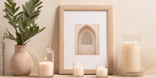 Warm and inviting home decor featuring neutral colors and natural elements