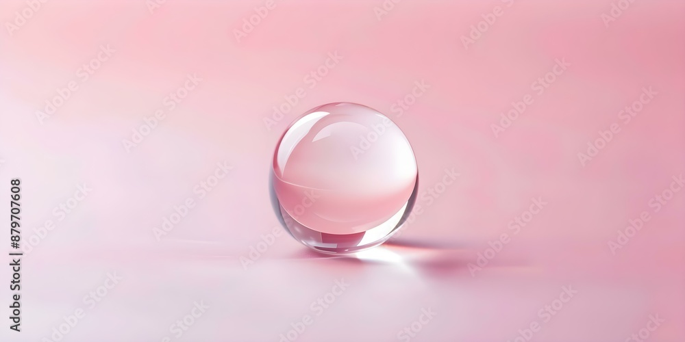 Macro Shot of a Circular Serum Gel Droplet on a Cosmetic Product Background. Concept Beauty Photography, Macro Shots, Cosmetic Detail, Skincare Products, Close-up Images Macro Shot of a Circular Serum Gel Droplet on a Cosmetic Product Background. Concept Beauty Photography, Macro Shots, Cosmetic Detail, Skincare Products, Close-up Images