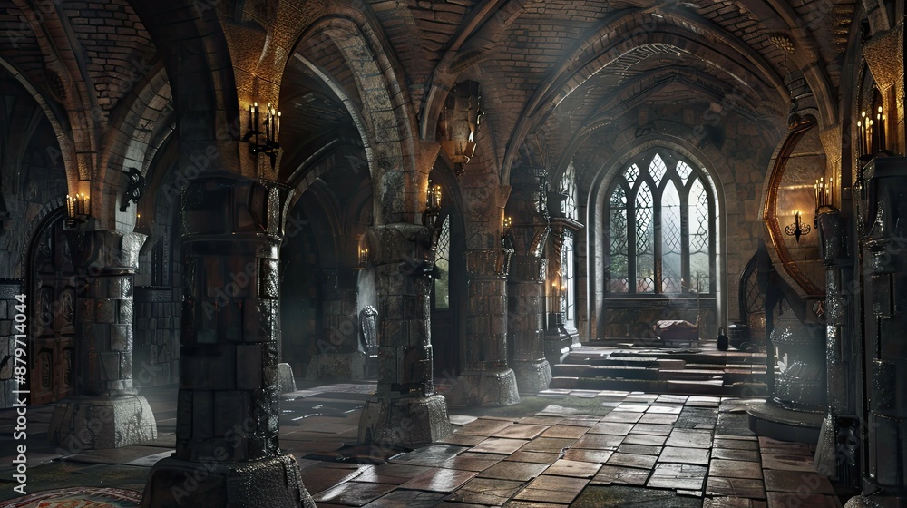 Hobbit Architecture. AI generated art illustration. Hobbit Architecture. AI generated art illustration.