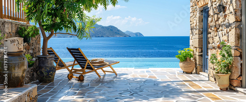 Private infinity pool and amazing sea view