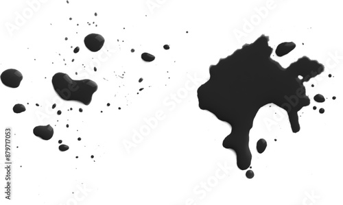 Foto Black Paint Splash 3