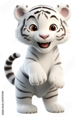 Wallpaper Mural PNG Tiger wildlife cartoon animal. Torontodigital.ca