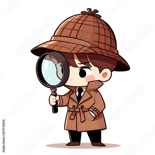 a child detective on the hunt for a thief. Generative ai