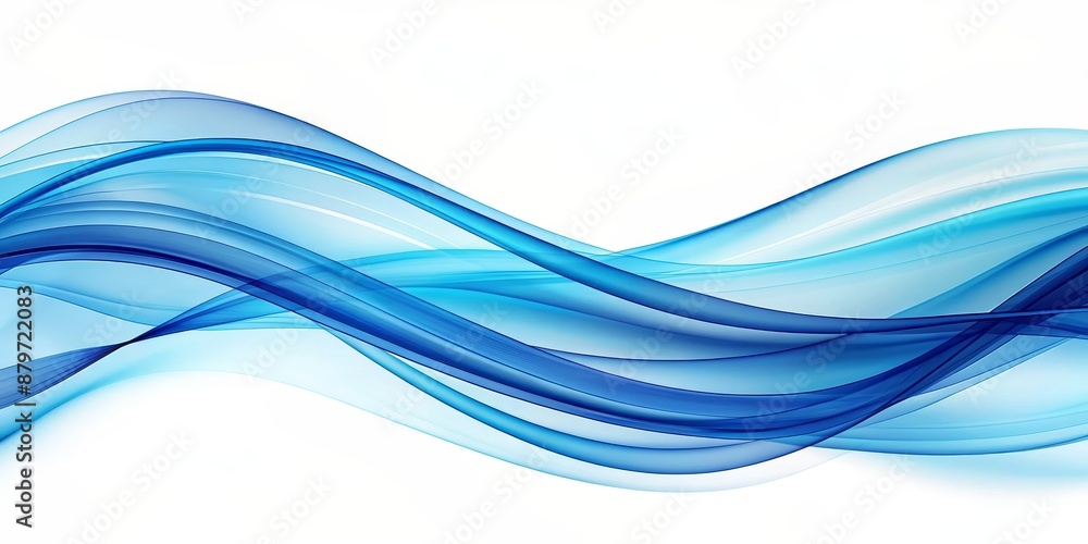 Abstract Blue Flowing Waves, digital art, blue waves, white background, abstract, flow, wave, curve, design, graphic, illustration, concept, background Abstract Blue Flowing Waves, digital art, blue waves, white background, abstract, flow, wave, curve, design, graphic, illustration, concept, background