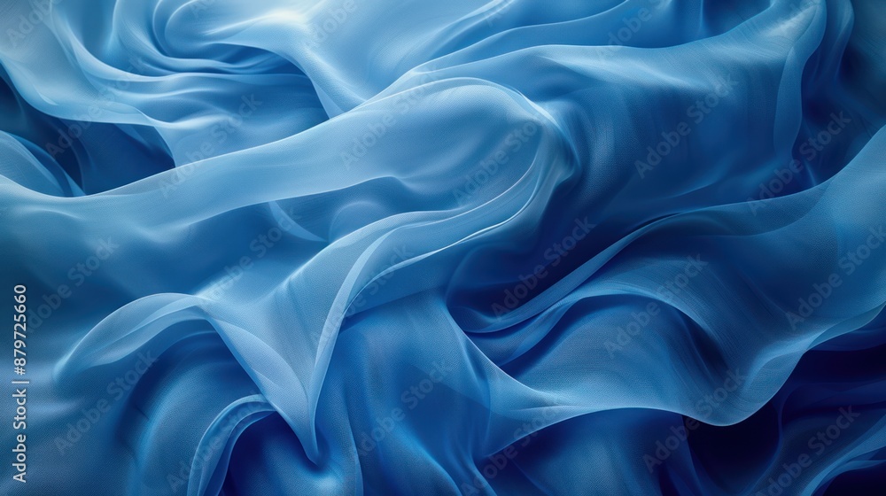 Abstract Blue Fabric Texture Abstract Blue Fabric Texture