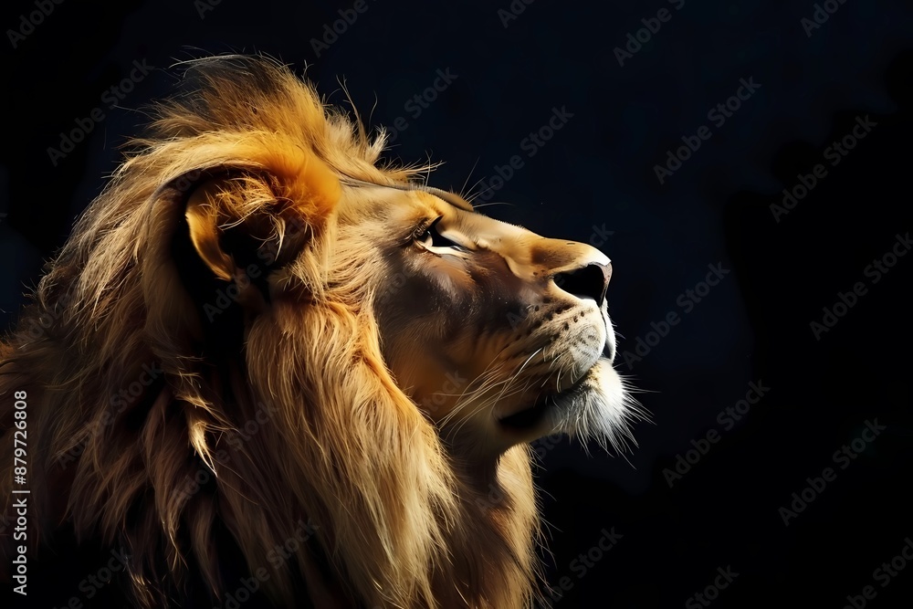 Fototapeta premium close up portrait of lion
