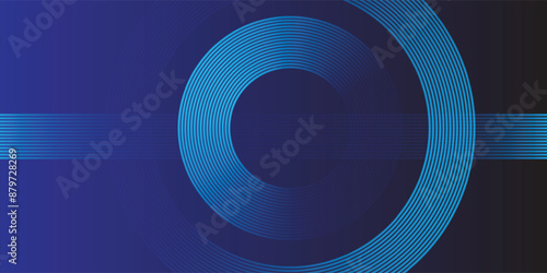 abstract dark background with glowing lines circles