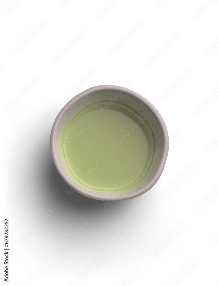 Lime Ceramic Bowl with Watercolor Angled Lime Ceramic Bowl with Watercolor Angled