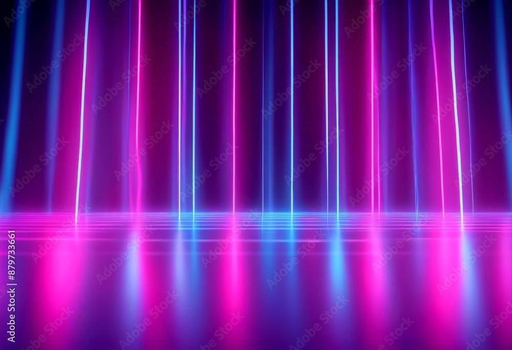 pink spectrum graphics render vertical 3d abstract neon futuristic design laser background geometric virtual blue lines light reality ultraviolet minimal glowing violet rays dark pink spectrum graphics render vertical 3d abstract neon futuristic design laser background geometric virtual blue lines light reality ultraviolet minimal glowing violet rays dark
