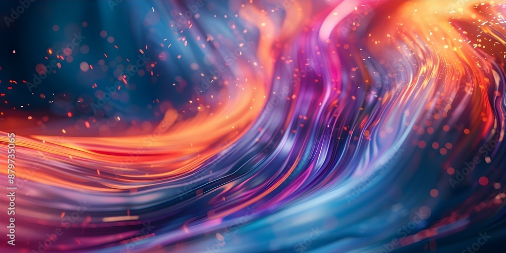 Fluid and Dynamic Abstract Design Symbolizing Positive Energy Flow. Concept Energy Flow, Abstract Design, Positive Vibe, Dynamic Symbolism, Fluid Movement Fluid and Dynamic Abstract Design Symbolizing Positive Energy Flow. Concept Energy Flow, Abstract Design, Positive Vibe, Dynamic Symbolism, Fluid Movement