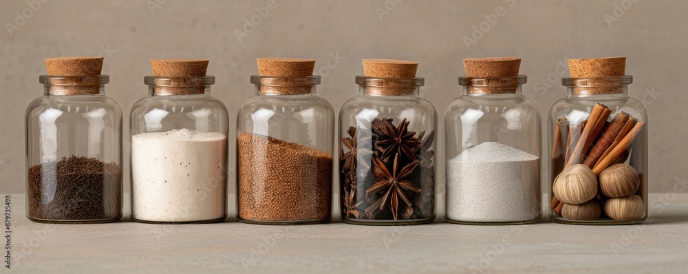 Witch's potion ingredients on a shelf Witch's potion ingredients on a shelf