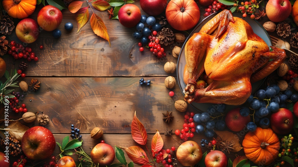 Thanksgiving dinner background Thanksgiving dinner background