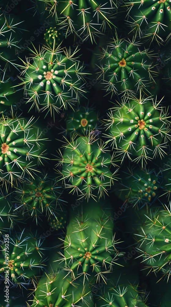 Prickly Cactus Plant Texture Background, 4K hyperrealistic photo Prickly Cactus Plant Texture Background, 4K hyperrealistic photo
