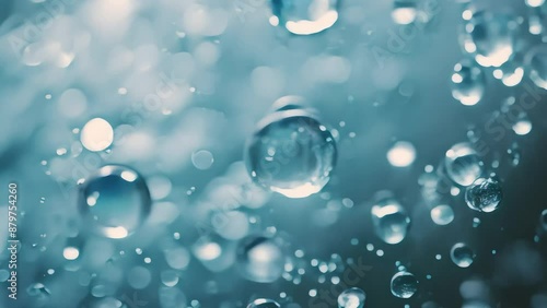 Wallpaper Mural water bubbles, Many air bubbles floating in the blue water of the pool, bubbles floating to the surface of the tropical sea, trailer, 4k footage, video, video clip, slow motion, video wallpaper Torontodigital.ca