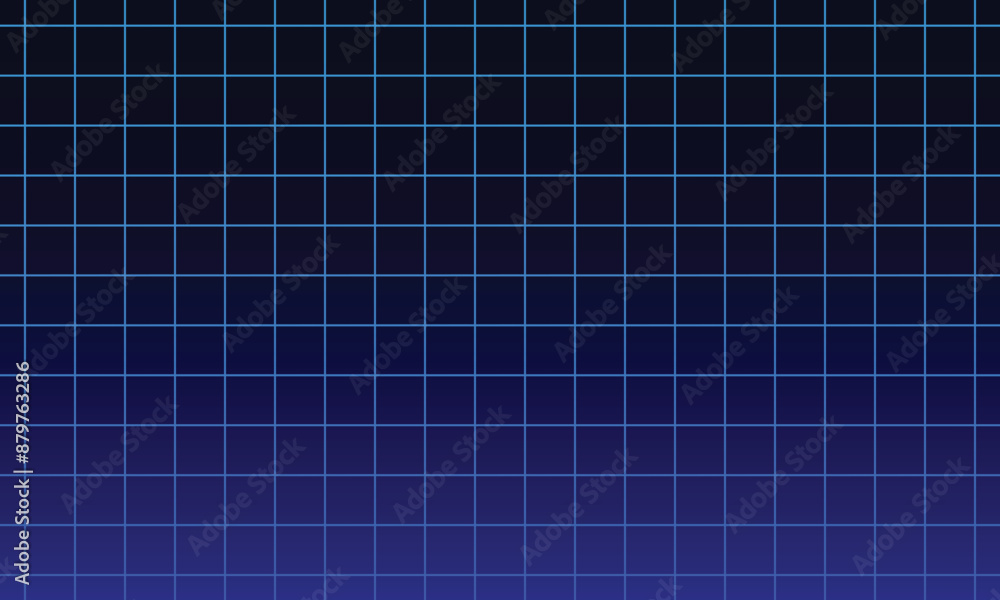 Blue grid lines on black background Blue grid lines on black background
