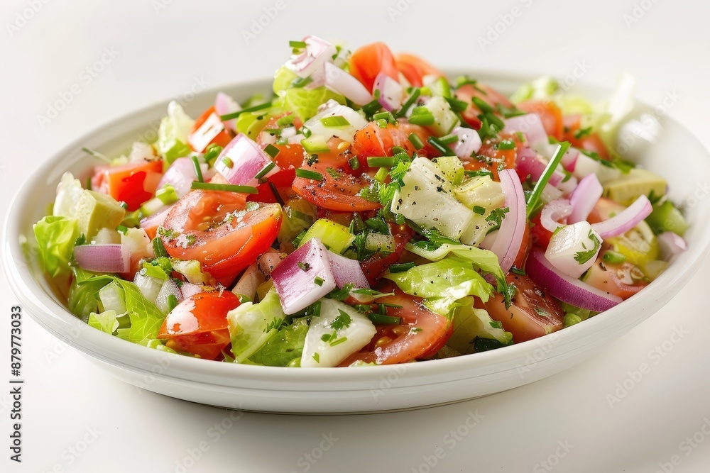 Classic Does House Salad with Tangy Olive Oil Dressing and Red Onion Classic Does House Salad with Tangy Olive Oil Dressing and Red Onion