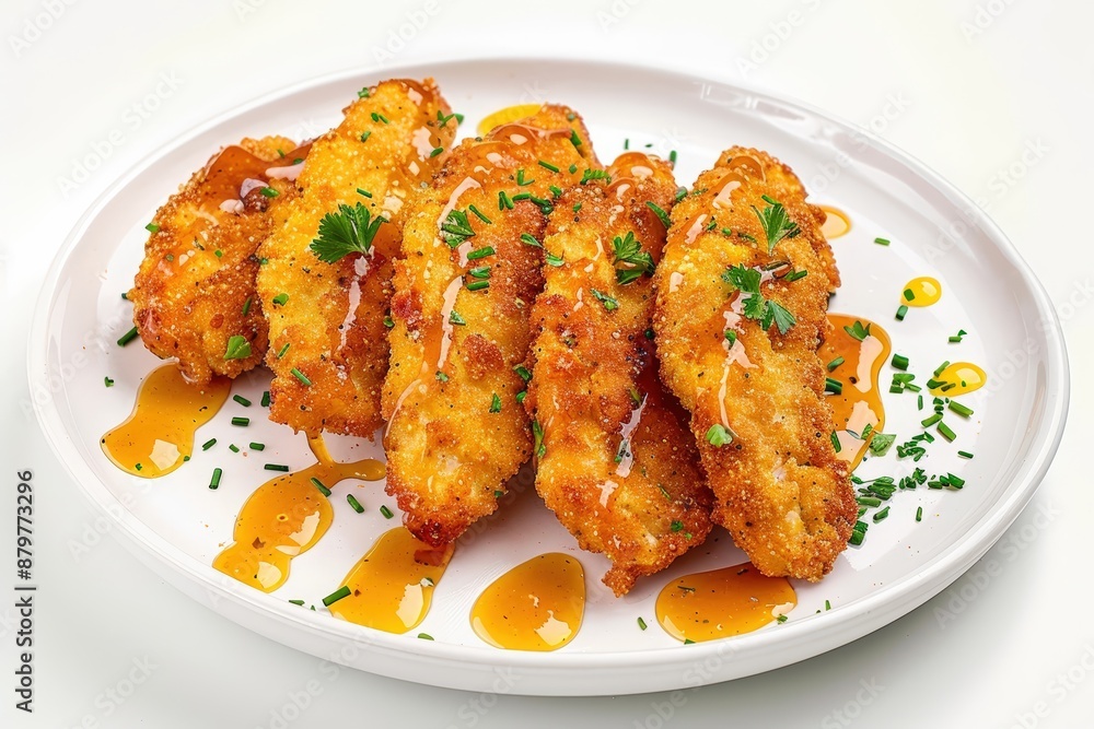 Finely Ground Dog Biscuit-Coated Chicken Tenders with Zesty Sauce Finely Ground Dog Biscuit-Coated Chicken Tenders with Zesty Sauce