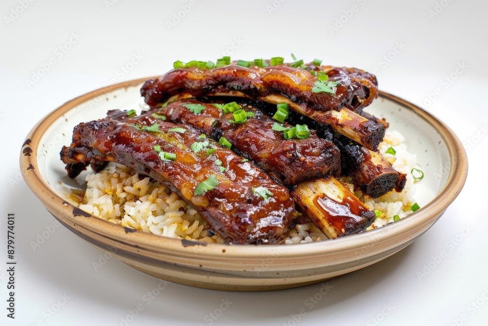 Yummy Donabe Black Bean Spareribs with Fluffy Rice and Sauce Yummy Donabe Black Bean Spareribs with Fluffy Rice and Sauce