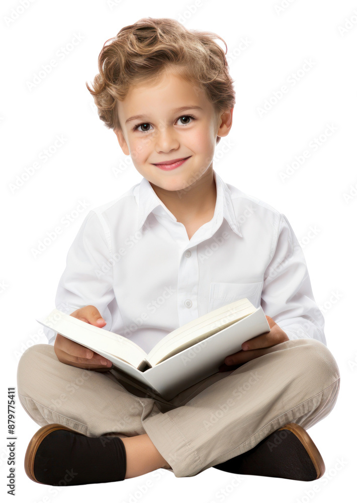 PNG Children boy reading portrait sitting. PNG Children boy reading portrait sitting.