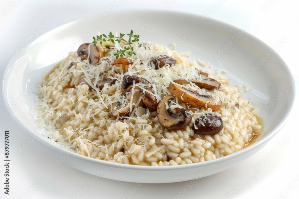 Culinary Masterpiece: Creamy Arborio Rice with Mushrooms Culinary Masterpiece: Creamy Arborio Rice with Mushrooms