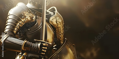 The armor of God for spiritual warfare as depicted in Ephesians 6:13-14. Represents protection and faith. Ideal for religious events and conceptual designs.