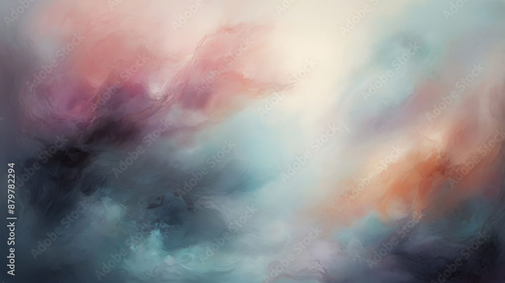 Obraz premium Ethereal painting background
