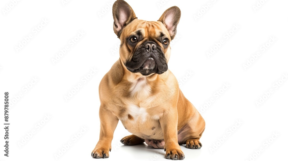 Obraz premium french bulldog sitting