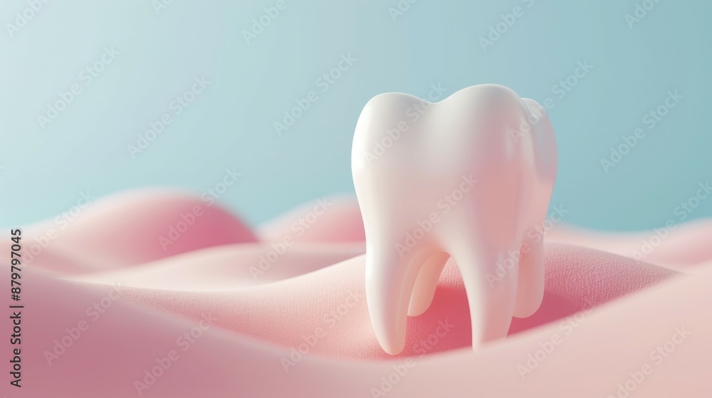 Healthy tooth on pink background. Closeup of a healthy tooth on a pink background. Healthy tooth on pink background. Closeup of a healthy tooth on a pink background.