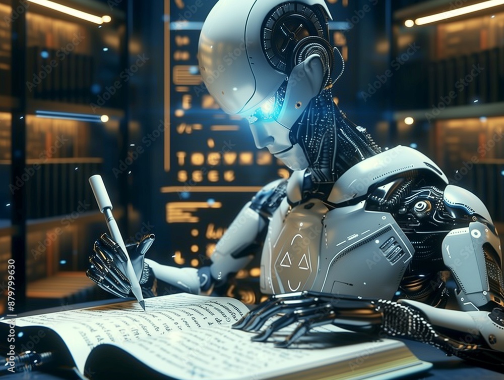 AI writing text gen ai concept AI writing text gen ai concept