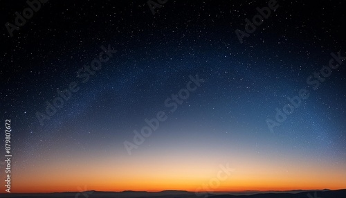 a gradient background with blue and orange tones a starry sky a grainy texture a dark background a minimalist style