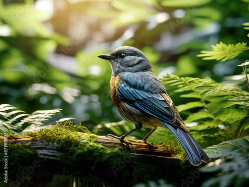 Bird on a branch.