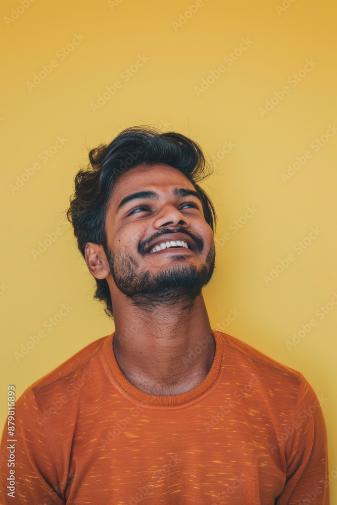 A happy man with long beard and bright smile, suitable for use in editorial or commercial contexts A happy man with long beard and bright smile, suitable for use in editorial or commercial contexts