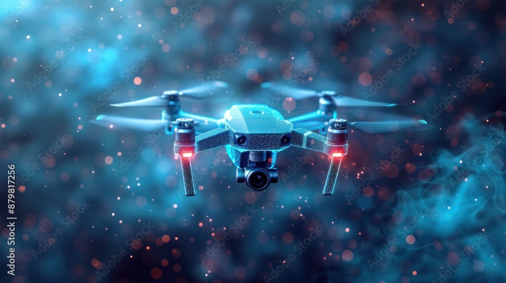 Drone Photography in Blue Light Drone Photography in Blue Light