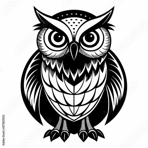 owl vector and illustration