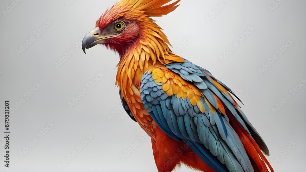 Fototapeta premium blue and yellow macaw