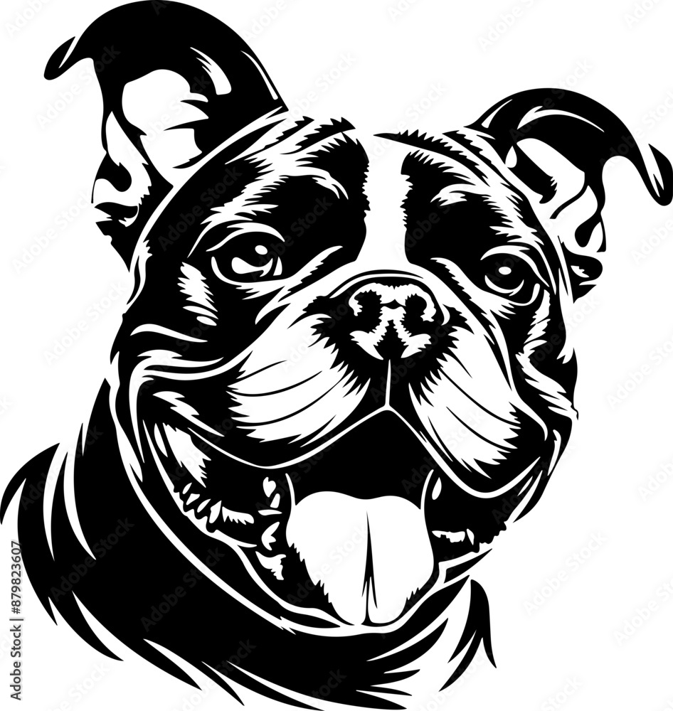 Bulldog | Dog Silhouette | Black SVG | High Detail | Bulldog | Dog Silhouette | Black SVG | High Detail |