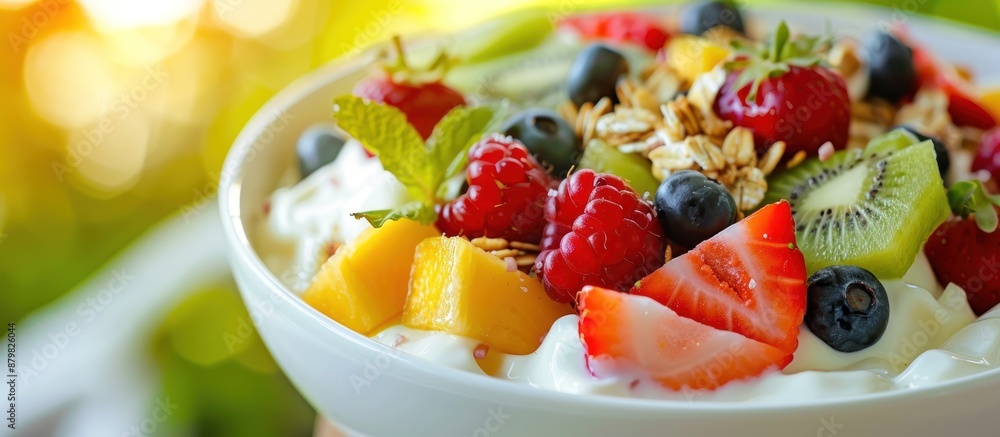 Fresh Fruit Yogurt Parfait with Granola Fresh Fruit Yogurt Parfait with Granola